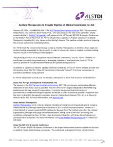 Amyotrophic lateral sclerosis / Motor neurone disease / Pharmaceutical industry / James Heywood / ALS Association / Rare diseases / Health / ALS Therapy Development Institute