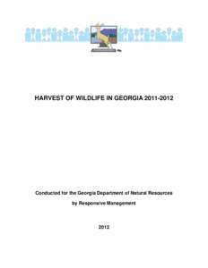 Microsoft Word - GA WILDLIFE HARVEST[removed]REPORT.doc