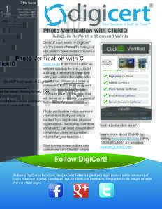 DigiCert SSL Certificate Newsletter January 2012