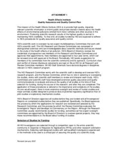 Request for qualification 06-1: Chronic inhalation bioassay in rats and mice exposed to whole exhaust from a 2007 heavy-duty d