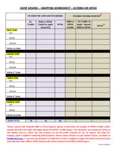 Microsoft Word - Joint Degree Mapping JD MBA or MTAX.docx