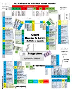 2015 Hootin an Hollarin Booth Layout School Fundraising Booths Baked goods Duck Pond