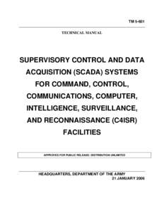 TM[removed]TECHNICAL MANUAL SUPERVISORY CONTROL AND DATA ACQUISITION (SCADA) SYSTEMS FOR COMMAND, CONTROL,