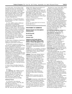 Regulatory Flexibility Act / Sustainable fishery / Federal Register / Politics of the United States / Environment / United States / United States administrative law / Magnuson–Stevens Fishery Conservation and Management Act / National Marine Fisheries Service