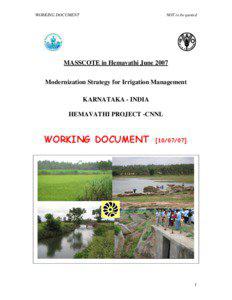 Modernization Strategy for Irrigation Management : KARNATAKA - INDIA, HEMAVATHI PROJECT -CNNL