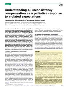 Understanding all inconsistency compensation as a palliative response to violated expectations