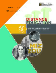 AY 15 DISTANCE EDUCATION ENROLLMENT REPORT