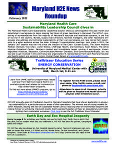 February[removed]Maryland H2E News Roundup  Maryland Health Care
