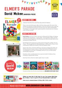 Elmer / Picture book / Mr Benn / David / King Rollo / Genealogy / Nevi\'im / Bible / David McKee / Elmer the Patchwork Elephant / Andersen Press