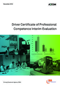 November[removed]Driver Certificate of Professional Competence Interim Evaluation  Driving Standards Agency (DSA)