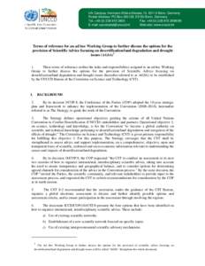 Droughts / United Nations Convention to Combat Desertification / Environmental governance / Desertification / United Nations Framework Convention on Climate Change / Environment / Earth / Deserts