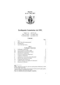 Institutional investors / Earthquake Commission / Insurance / Marine insurance / Crown entity / Economics / Business / Risk purchasing group / Earthquake insurance / Types of insurance / Financial economics / Financial institutions