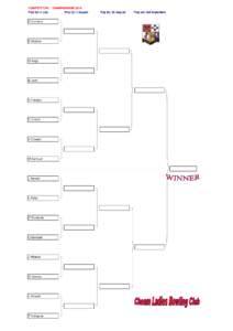 COMPETITION: Play by: 4 July B Rochford E Masters