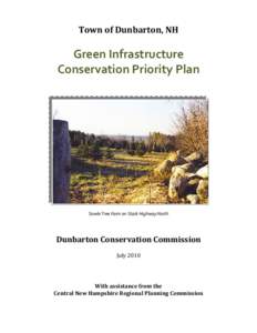 Microsoft Word - Dunbarton GI Conservation Priority Plan[removed]FINAL