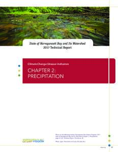 State of Narragansett Bay and Its Watershed 2017 Technical Report Climate Change Stressor Indicators  CHAPTER 2: