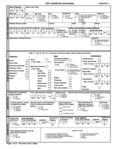 Appendix 3  CDC Diphtheria Worksheet Date of Request Month