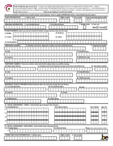 Public Health Passenger Locator Form: To protect your health, public health officers need you to complete this form whenever they suspect a communicable disease onboard a flight. Your information will help public health 