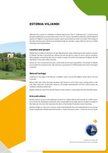 European Commission - Enterprise and Industry - Estonia: Viljandi
