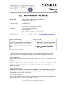 Microsoft Word - Circular 03 Interstate IRB Team 2012