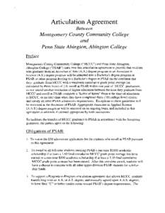 MCCC and PSAB authorize this agreement to become effective on September 1, 2001. For Montgomery County Community College: Karen A. Stout Dr. Karen A. Stout, President