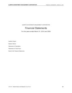 Alberta Finance and Enterprise Annual Report[removed]