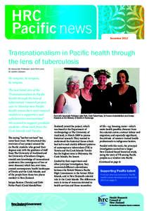 HRC Pacific news December[removed]Transnationalism in Pacific health through