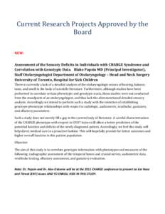 Microsoft Word - Current Research Projects Approved by Boardmar2011a.docx