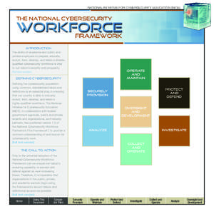 The National Cybersecurity Workforce Framework