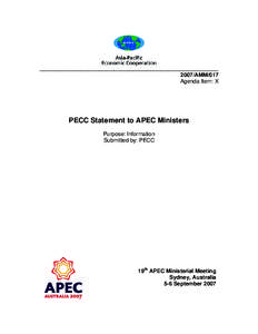 Microsoft Word - PECC_Statement to APEC Ministers 2007.doc