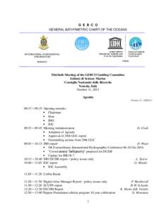 Oceanography / General Bathymetric Chart of the Oceans / Bathymetric chart / International Hydrographic Organization / International Olympic Committee / Hydrography / United Nations General Assembly observers / Cartography