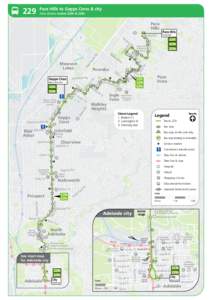 229  Para Hills to Gepps Cross & city Also shows routes 229F & 229X  Para