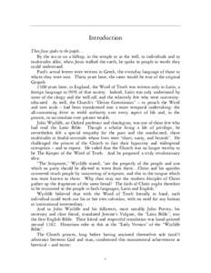 Introduction Then Jesus spake to the people… By the sea or on a hilltop, in the temple or at the well, to individuals and to multitudes alike, when Jesus walked the earth, he spoke to people in words they could underst