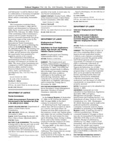 Federal Register / Vol. 69, No[removed]Monday, November 1, [removed]Notices[removed]and Indonesia 2 would be likely to lead to continuation or recurrence of material