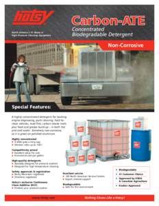 Concentrated Biodegradable Detergent North America’s #1 Name in High-Pressure Cleaning Equipment