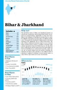 ©Lonely Planet Publications Pty Ltd  Bihar & Jharkhand Why Go? Bihar............................517 Patna...........................517