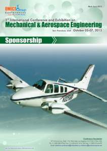Mech Aero3rd International Conference and Exhibition on Mechanical & Aerospace Engineering San Francisco, USA