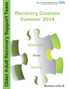 Recovery college summer course 2014.indd