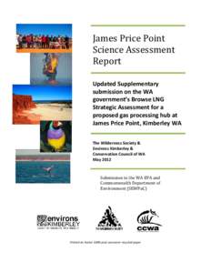 James Price Point Science Assessment Report Updated Supplementary submission on the WA government’s Browse LNG