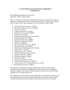 73rd United States Congress / Securities Exchange Act / U.S. Securities and Exchange Commission / Securities and Exchange Commission / Government / United States / Regulation S-K / Mutual fund scandal / United States securities law / United States Securities and Exchange Commission / Financial regulation