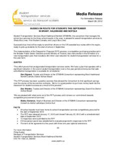 Provinces and territories of Canada / Brant Haldimand Norfolk Catholic District School Board / Request for proposal / Grand Erie District School Board / Student Transportation Inc. / Ontario / Haldimand County / Norfolk County /  Ontario