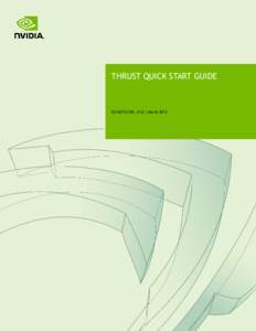 THRUST QUICK START GUIDE  DU001_v7.0 | March 2015 TABLE OF CONTENTS Chapter  1.  Introduction.........................................................................................1
