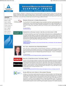 ARI Newsletter June 2014 Issue