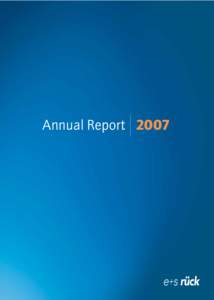 Annual Report[removed]e+s rück CALENDAR OF EVENTS
