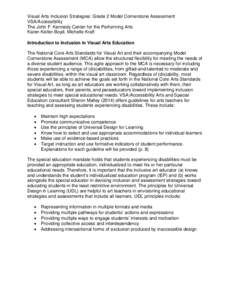 Knowledge / Special education / Educational psychology / Education policy / John F. Kennedy / John F. Kennedy Center for the Performing Arts / Inclusion / Art education / Developmental disability / Education / Disability / Health