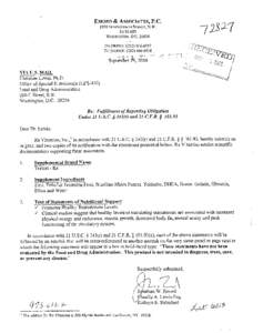 EMORD & ASSOCIATES, P.C. I050 SEVENTEENTH STREET, N. W. SUITE 600 WASHINGTON, DC[removed]TELEPHONE: ([removed]TELECOPIER: ([removed]