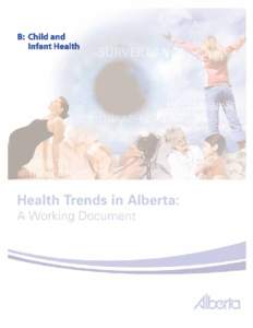 SECTION B: CHILD AND INFANT HEALTH Data used in this section come from the following sources: National rates are obtained from the Statistics Canada’s Health Indicators database, the Canadian Community Health Survey a