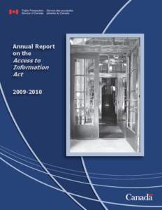Public Prosecution Annual Report Service of Canada