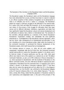 Comintern / Politics of the Republic of Macedonia / Internal Macedonian Revolutionary Organization / Macedonian nationalism / National Liberation War of Macedonia / Macedonians / Slavic speakers of Greek Macedonia / Dimitar Vlahov / Balkan Federation / Europe / Balkans / Ethnic groups in Greece