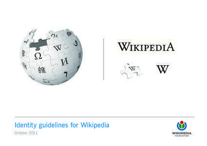 Identity guidelines for Wikipedia October 2011