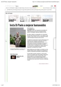 Insta Di Paolo a mejorar humanoides  http://www.reforma.com/aplicacioneslibre/articulo/default.aspx?... Ciencia NOTICIAS